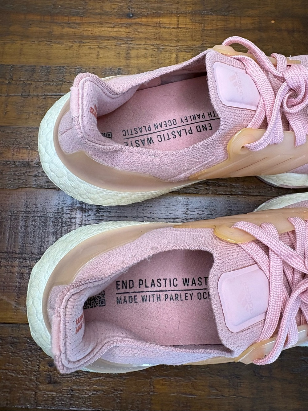 Women’s Size 6 Adidas Ultra Boost 22 Running Shoes In Wonder Mauve Colorway - Picture 6 of 11